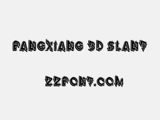 Fangxiang 3D Slant