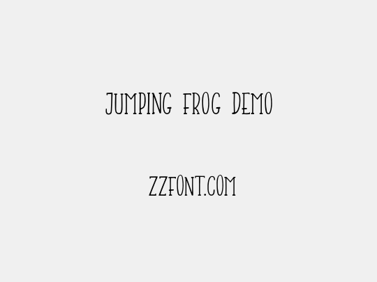 Jumping Frog Demo