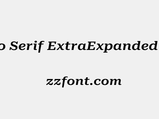 Roboto Serif ExtraExpanded SemiBold