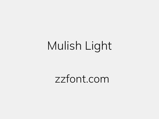 Mulish Light