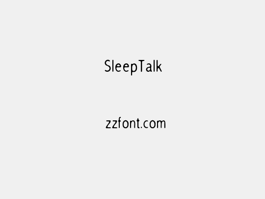 SleepTalk