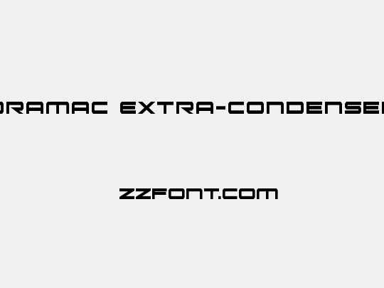 Oramac Extra-Condensed