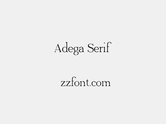 Adega Serif