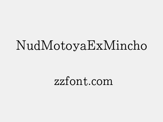 NudMotoyaExMincho