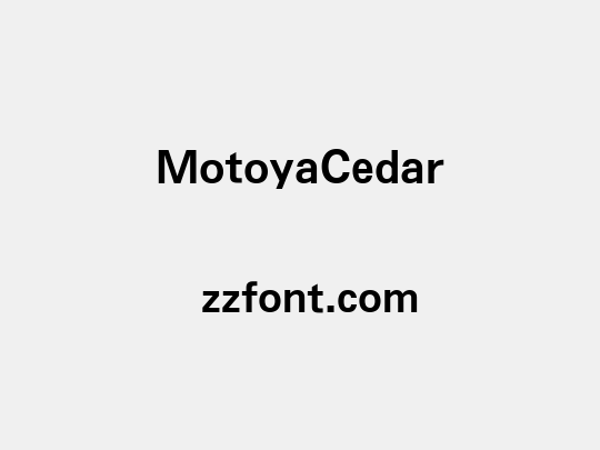 MotoyaCedar