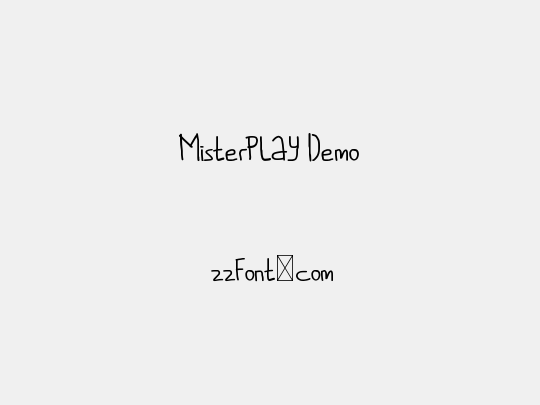 Misterplay Demo