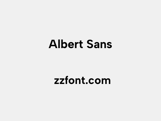 Albert Sans