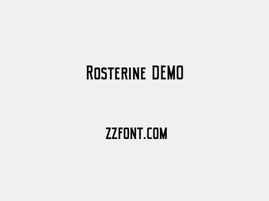 Rosterine DEMO