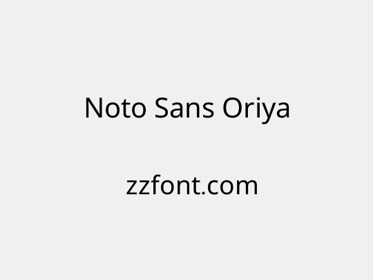 Noto Sans Oriya