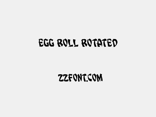 Egg Roll Rotated