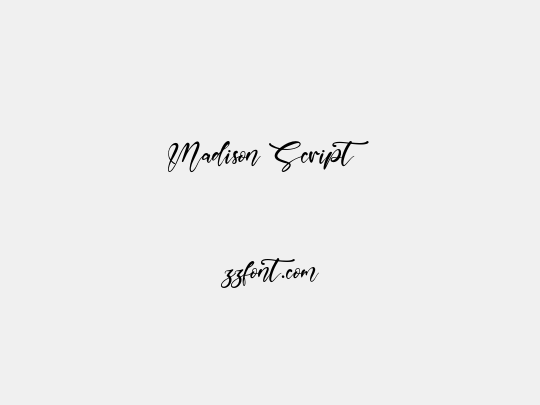 Madison Script