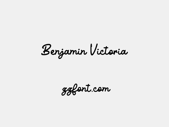 Benjamin Victoria