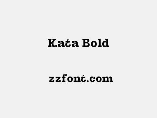 Kata Bold