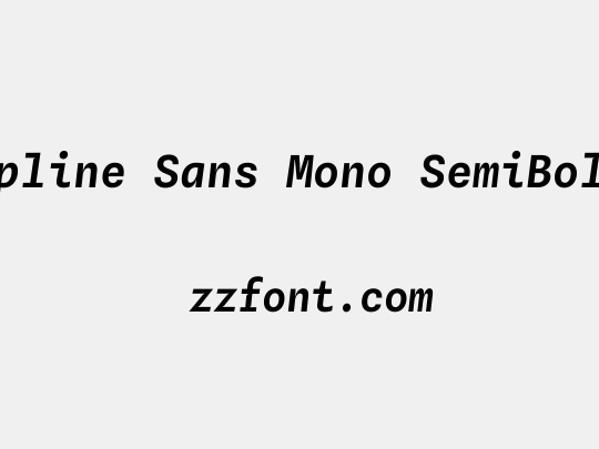 Spline Sans Mono SemiBold