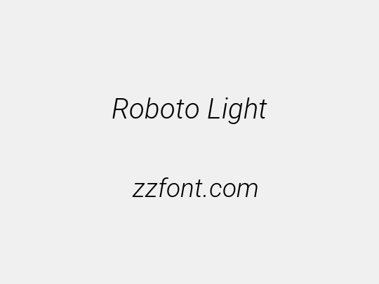 Roboto Light