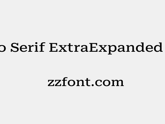 Roboto Serif ExtraExpanded Medium