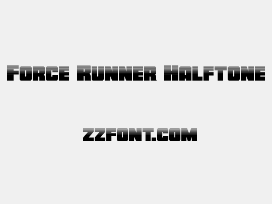 Force Runner Halftone