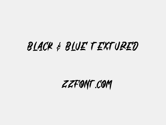 Black & Blue Textured