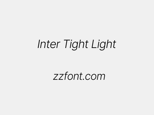 Inter Tight Light