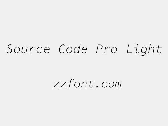 Source Code Pro Light