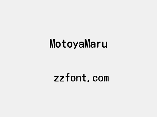 MotoyaMaru