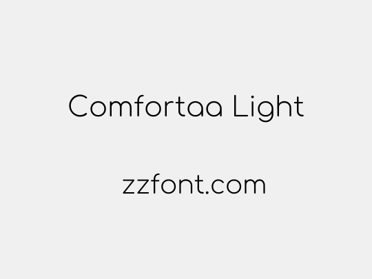 Comfortaa Light