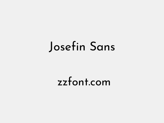 Josefin Sans