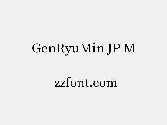 GenRyuMin JP M