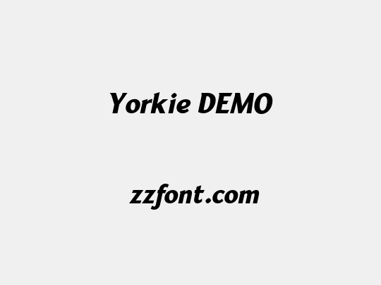 Yorkie DEMO