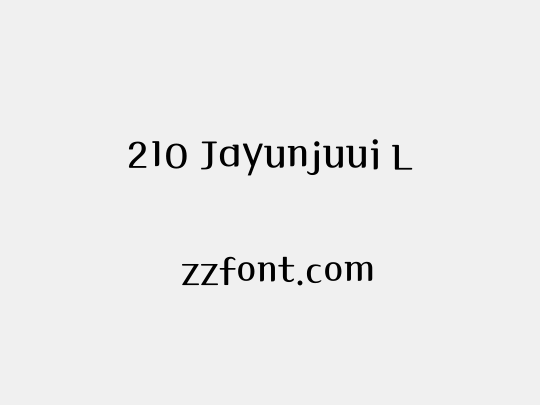 210 Jayunjuui L