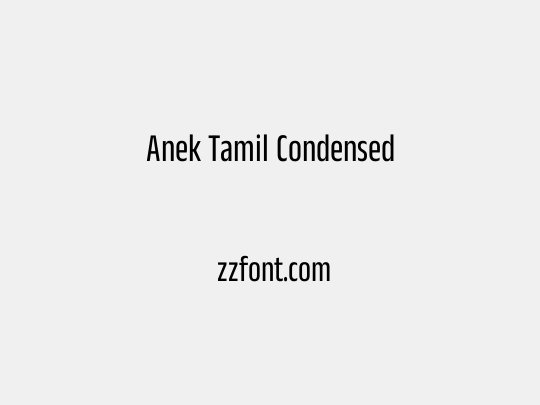 Anek Tamil Condensed