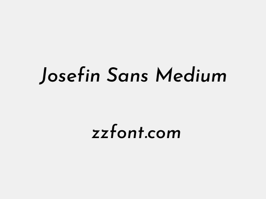 Josefin Sans Medium