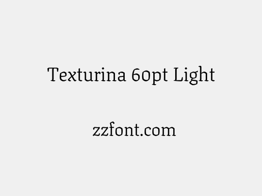 Texturina 60pt Light