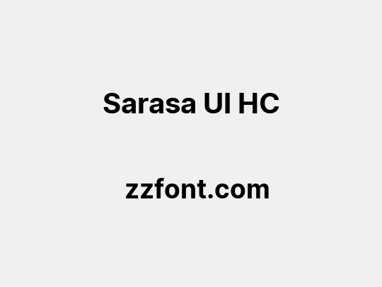 Sarasa UI HC