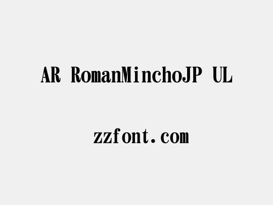 AR RomanMinchoJP UL