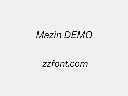 Mazin DEMO