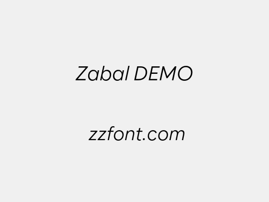 Zabal DEMO