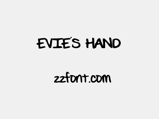 EVIE'S HAND