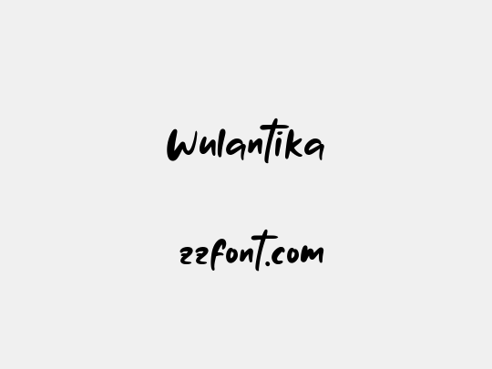 Wulantika