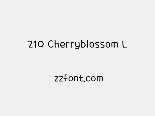 210 Cherryblossom L