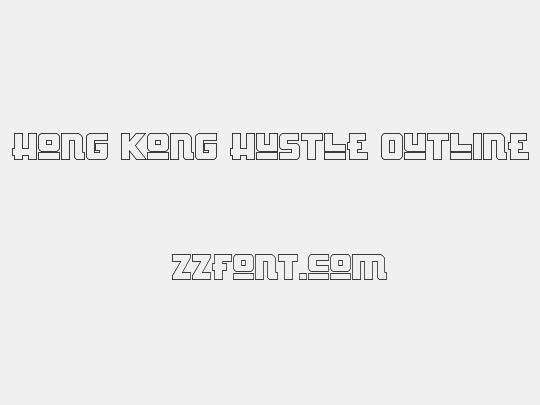 Hong Kong Hustle Outline