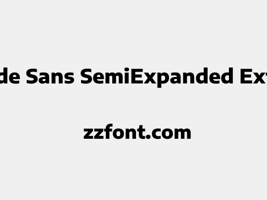 Encode Sans SemiExpanded ExtraBold