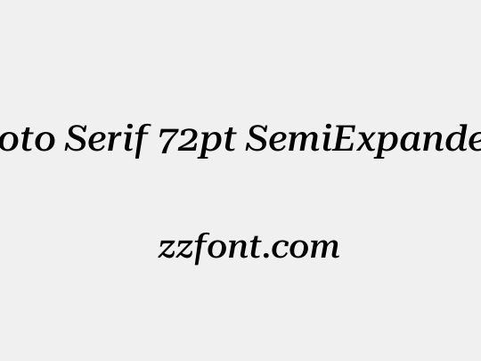 Roboto Serif 72pt SemiExpanded Medium