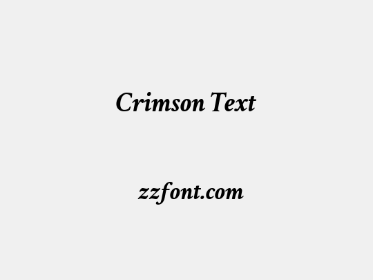 Crimson Text