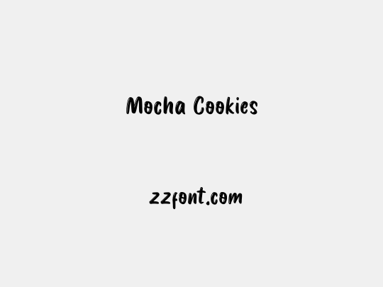 Mocha Cookies