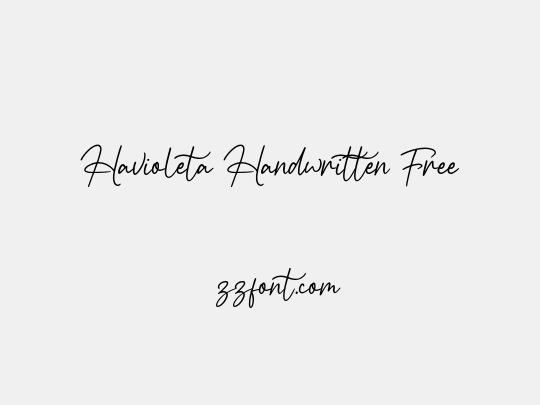 Havioleta Handwritten Free