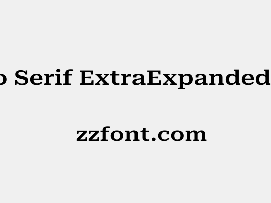 Roboto Serif ExtraExpanded SemiBold