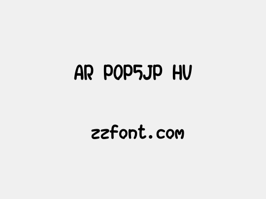 AR POP5JP HV