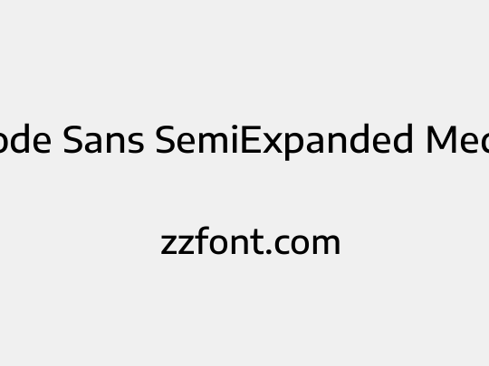 Encode Sans SemiExpanded Medium