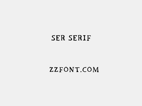 Ser Serif